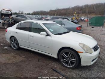  Salvage INFINITI G35x