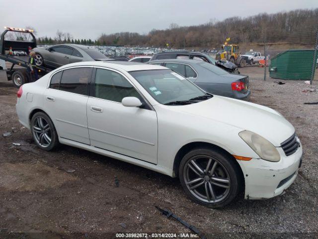  Salvage INFINITI G35x