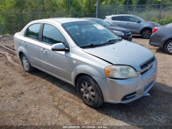  Salvage Chevrolet Aveo