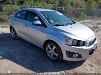  Salvage Chevrolet Sonic