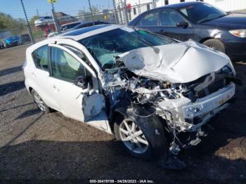  Salvage Toyota Prius c