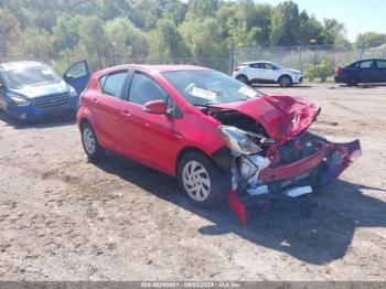  Salvage Toyota Prius c