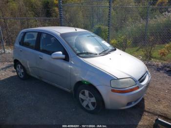  Salvage Chevrolet Aveo