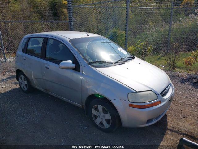  Salvage Chevrolet Aveo