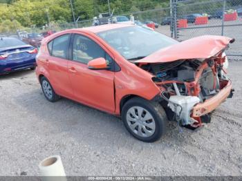  Salvage Toyota Prius c