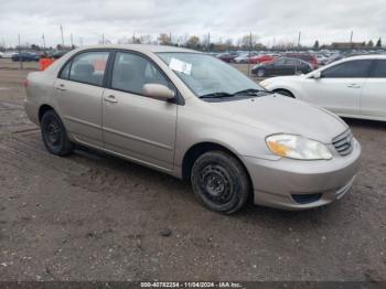  Salvage Toyota Corolla