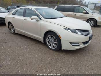  Salvage Lincoln MKZ Hybrid