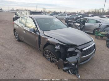  Salvage INFINITI Q50