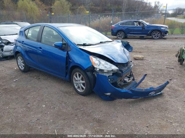  Salvage Toyota Prius c