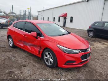  Salvage Chevrolet Cruze