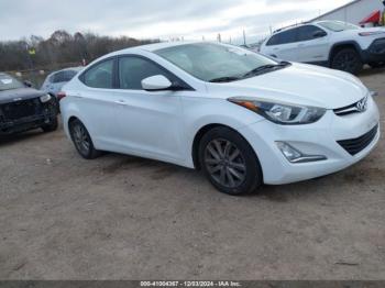  Salvage Hyundai ELANTRA