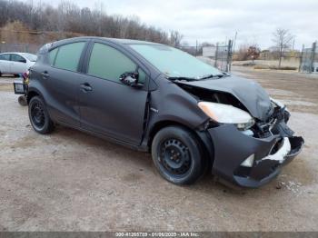  Salvage Toyota Prius c