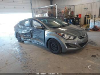  Salvage Hyundai ELANTRA