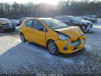  Salvage Toyota Prius c