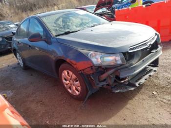  Salvage Chevrolet Cruze