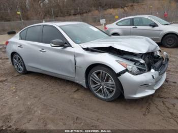  Salvage INFINITI Q50 Hybrid