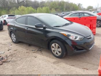  Salvage Hyundai ELANTRA