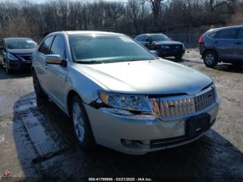  Salvage Lincoln MKZ