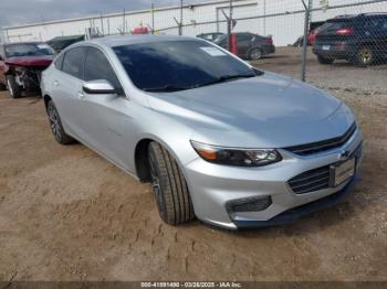  Salvage Chevrolet Malibu