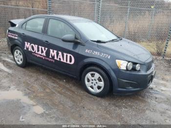  Salvage Chevrolet Sonic
