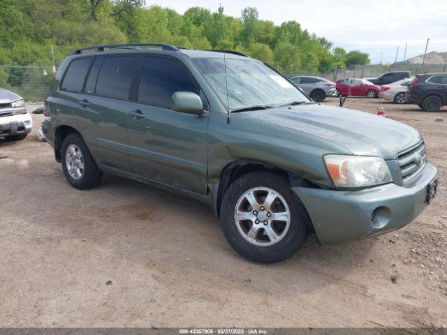  Salvage Toyota Highlander