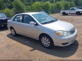 Salvage Toyota Corolla