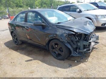  Salvage Chevrolet Sonic