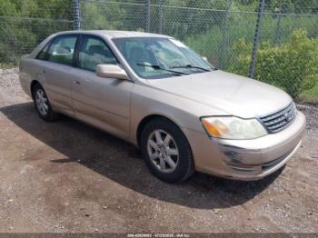  Salvage Toyota Avalon