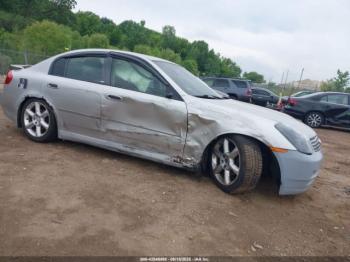  Salvage INFINITI G35x