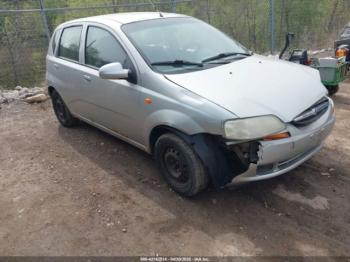  Salvage Chevrolet Aveo