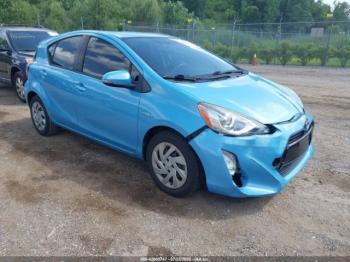  Salvage Toyota Prius c