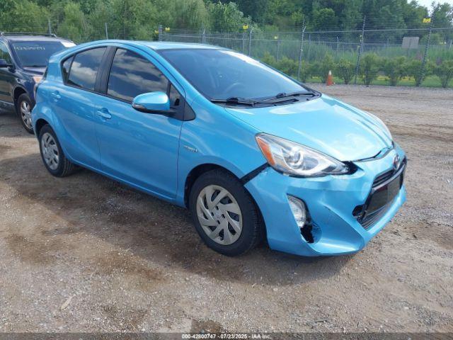  Salvage Toyota Prius c