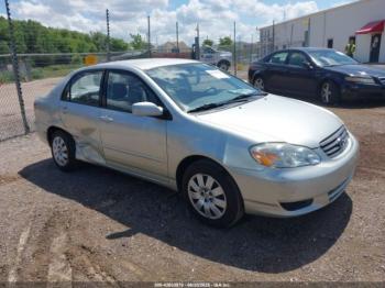  Salvage Toyota Corolla
