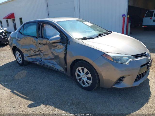 Salvage Toyota Corolla