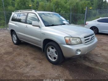  Salvage Toyota Highlander