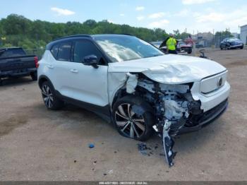  Salvage Volvo Xc40 Recharge Pure Electr