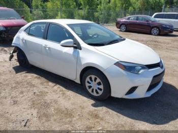  Salvage Toyota Corolla