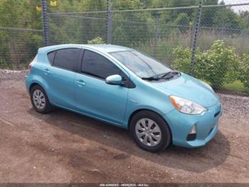  Salvage Toyota Prius c