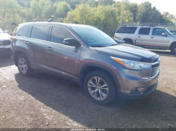  Salvage Toyota Highlander