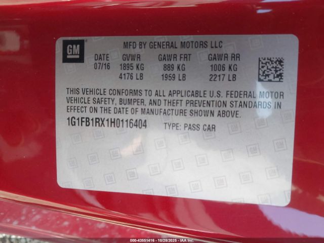 Chevrolet Camaro 1lt Image 10