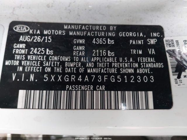 Kia Optima Sx Image 6