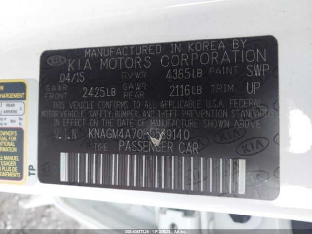 Kia Optima Lx Image 11