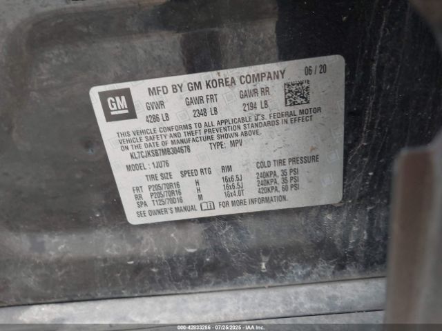 Chevrolet Trax Fwd Ls Image 9