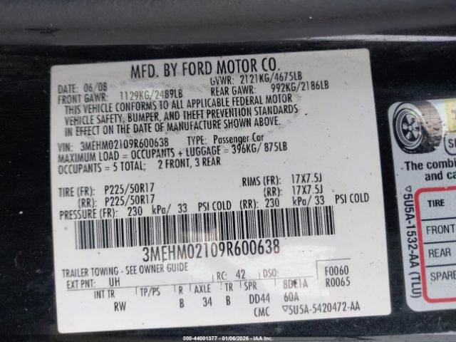 Mercury Milan V6 Premier Image 7