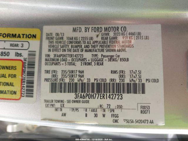 Ford Fusion Se Image 4