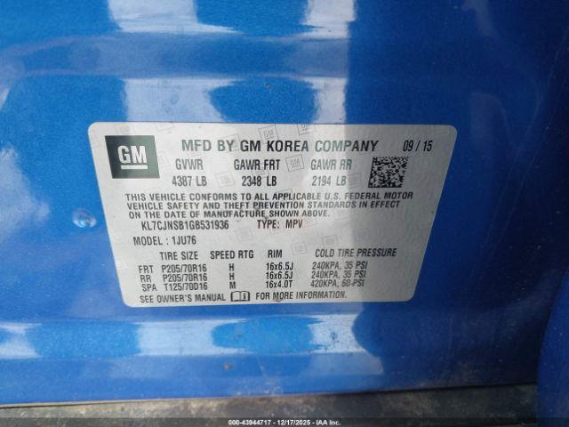 Chevrolet Trax 1ls Image 2